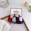 Lindo Dibujo Animado Oso Pequeño Anillo de Toalla Pinza para el Cabello Elástico No Lastima el Cabello Goma para el Cabello Pasador Niños Banda Elástica para Cola de Caballo Cuerda para el Cabello Accesorios para el Cabello