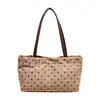 Bolso de mano retro con estampado de leopardo Maillard, un bolso de hombro moderno y versátil para mujer, con gran capacidad, adecuado para llevar en el brazo o debajo del brazo, y perfecto para ir al trabajo
