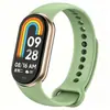 Adecuado para Correa con Hebilla de Metal para Xiaomi Mi Band 11/10, Pulsera de Acero Metálico para Muñeca Mi Band 9/8