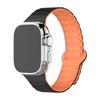 Adecuado para Correa de Apple Watch Iwatch Silicona Magnética Tres Cuentas Bicolor ApplewatchS10 Generación Correa de Reloj Deportivo