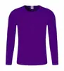 Camiseta de Manga Larga de Secado Rápido con Logotipo Impreso Camiseta para Actividad Publicitaria de Running Ropa de Grupo para Trabajadores Promocionales Venta al por Mayor Personalizada