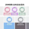 Ejercitador de Agarre de Mano de Silicona Doble Fuerza Anillo de Agarre Portátil para Hombres y Mujeres Entrenamiento de Rehabilitación de Dedos Fuerza de Mano Fuerza de Brazo Equipo de Fitness