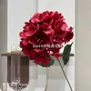 Flor Artificial Ramo Individual Hortensia Hortensia Bella Ramo Individual 90 Piezas Hortensia Grande Salón de Bodas Techo Alto Pasillo Arreglo Floral