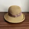 Sombrero de Copa Pequeño de Paja Fina de Borde Ancho de Gama Alta Japonés Sombrero de Paja de Borde Pequeño Protección Solar Sombrilla Sombrero de Cuenca Sombrero de Pescador Mujer
