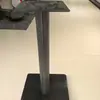 Loja de Sobremesas e Chá com Leite de Luxo Leve Pés e Suportes de Mesa de Jantar em Aço Inoxidável e Ardósia, Pés de Mesa de Ferro e Mármore para Restaurante de Café