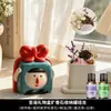 Linda piedra difusora de aromaterapia en forma de moño, estilo regalo, adorno de escritorio para sala de estar en casa, creando una decoración atmosférica