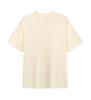 Camiseta Masculina de Manga Curta em Algodão Puro 220g, Camiseta Versátil Casual de Verão, Camiseta Básica Masculina Solta Cor Sólida Gola Redonda para Trabalho