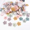 Parche de Tela de Flor de Cinco Pétalos de Aliexpress Estampado DIY Accesorios para el Cabello de Niños Pinzas para el Cabello Decoración de Ropa Materiales para Accesorios de Flores Pequeñas