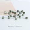 Estilo retro flor esmalte contas de cerâmica diy material cor contas de porcelana 6mm Jingdezhen contas de cerâmica jóias acessórios atacado