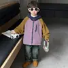 Chaqueta de Polar para Niños Otoño/Invierno 2026 Nueva Elegante Ropa de Invierno Engrosada con Felpa Plus para Niños Top de Finales de Otoño para Bebé