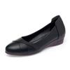 Zapatos de Mamá, Zapatos de Cuero Suave, Suela de Goma Suave, Zapatos Planos de Cuero, Zapatos Casuales Nuevos Primavera 2025, Zapatos para Mujeres de Mediana Edad y Mayores