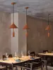 Candelabro de madera de nogal estilo vintage, creativo y único, adecuado para restaurantes, hoteles y barras, estilo industrial retro, nueva luminaria comercial, arte en hierro