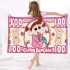 Toalla de Baño Suave Infantil Anime Crayon Shin-Chan Secado Rápido Absorbente de Agua Chal de Natación Deportiva Toalla Portátil Toalla de Playa Seaside