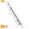 Venta al por mayor de fábrica Acero Inoxidable Engrosado Acero Inoxidable 304 Pestillo Cadena de Seguridad Anti-Robo para Puerta Enchufe Cuadrado Chino