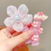 Anillo para el cabello con forma de línea telefónica de dibujos animados para niños, bonito lazo para la cabeza, trenza para niña pequeña, accesorio para el cabello rizado