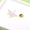Broche de dibujos animados estilo japonés Lindo Pin Insignia Personalizada Insignia de Metal Decoración de Ropa Bolsa Estudiante Niños Broche Panda