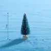 Acessórios para Micro Paisagem de Árvore de Natal de Agulha de Pinheiro Vários Tamanhos Árvore de Neve Enfeites de PVC Criativos Fofos Decoração de Casa
