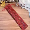 Caligrafia e pinturas em rolos certificados de casamento faixas calendários presentes sacolas com cordão para armazenamento brocado vermelho flores ricas e nobres outros