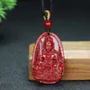 Colgante de Buda Nacimiento de los Doce Signos del Zodíaco con Sello Dorado de Arena de Cristal de Alto Contenido, Colgante de las Ocho Deidades Guardianas de Cinabrio, Fuente de Suministro para Transmisiones en Vivo