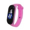 Fabricante de silicone estudante de moda relógio casal casual esportes toque LED silicone eletrônico à prova d'água relógio