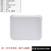 Caja de Hierro Cuadrada Pequeña Portátil con Tapa abatible y Cadena en Stock para Cartas de Juego, Caja de Almacenamiento de Juguetes, Mini Caja de Hierro