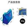 Bolsa de Conchas de Praia para Exterior Bolsa de Coleta de Ferramentas para Cavar Areia Bolsa de Brinquedos Acessórios de Praia de Malha Bolsa de Praia com Zíper