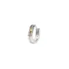 Hebilla de Oreja de Estrellas Estilo Hombres de Montaña Textura Circular Cuatro Estrellas Pendientes Moda Femenina Combinan con Todo Pendientes de Alta Gama