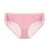 Ropa interior de seda de hielo fina de verano sin costuras para mujer, pantalones tipo máscara con borde de encaje, sexy, talla grande, calzones de cintura, mujeres, Venta al por mayor