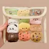 Broche de Peluche de Dibujos Animados para Niñas, Muñeco de Oso Lindo, Pin Fijo, Bufanda, Bolso, Colgante, Accesorios de Ropa