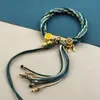 Cuerda de Mano de Xizang Cuerda de Algodón para Frotar la Mano Cuerda de Mano de Colores Pulsera de Estilo Étnico Tejida a Mano Adorno de Xizang Pulsera de Thangka