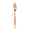 Nuevo cuchillo y tenedor de acero inoxidable transfronterizo, cuchara de cola puntiaguda engrosada para bistec, tenedor, juego de vajilla occidental para hotel, cuchara de postre, tenedor