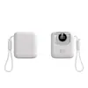 Novo power bank 10000mAh de cor macaron com carregamento super rápido de 22,5W, transfronteiriço, com cabos duplos integrados