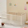 Estantería de escritorio, organizador por materia, estante de almacenamiento multicapa para escritorios de oficina, estante pequeño simple para escritorios de estudiantes