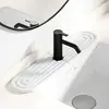 Almohadilla para grifo con ranura de retorno transfronteriza, barro de diatomeas, absorción de agua, secado rápido, almohadilla dura, fregadero de cocina y baño, almohadilla para lavarse las manos