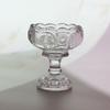 Copo de cristal girassol para sorvete taça tigela de salada copo de sorvete copo de sorvete vidro lanche doce