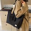 Bolsa feminina de grande capacidade 2024 nova moda all-match trabalho ombro mensageiro bolsa casual simples commuter tote bag