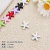 Acessórios coloridos de estrela-do-mar em liga oceânica pintados, materiais para corrente de celular DIY, acessórios de cabelo, enfeites artesanais de estrela de cinco pontas