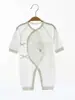 Mono de Modal para Bebé Recién Nacido Estilo Verano Delgado Unisex Pelele de Bebé Ropa para Recién Nacidos 0-1 Mes Conjunto Estilo Monje
