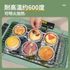 Papel para freidora de aire, bol de papel de aluminio, bandeja para tarta de huevo, caja de papel de aluminio para el hogar, plato de papel, pequeño vaso desechable de papel de aluminio para horno