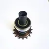 Volante de engrenagem rolamento base de ferro para vibrador de concreto, tipo 50, motor vibratório tipo inserção, acessórios de haste plug-in quadrada e redonda