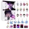 Cazadora Kpop Transfronteriza Grupo Femenino Calendario de Cuenta Regresiva Navideña Caja Sorpresa Llavero de Mochila Colgante Acrílico Caja de Regalo