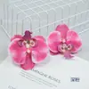 Filme Phalaenopsis Flor Pequena Alta Simulação Sentir Phalaenopsis Férias de Verão Processamento de Acessório de Cabeça DIY Chapéu de Formatura
