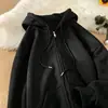 Venta directa de fábrica: Chamarra con cierre pesada estilo americano, sudadera con capucha casual de moda para hombre otoño/invierno, versátil y fácil de combinar