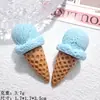 Accesorios de Resina Mini Cono Color Macarrón Broche para el Cabello Colgante para Manualidades Diadema de Resina Goma para el Cabello Funda de Teléfono Encanto para Zapatos