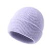 Chapéu de lã pura outono e inverno dupla camada chapéu de malha chapéu de lã de meia-idade das mulheres quente dos homens baotou chapéu frio atacado