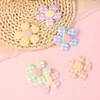 Acessórios de flor tridimensional de tecido cor flor arredondada de cinco pétalas cocar de florista bolsa chapéu acessórios decorativos atacado