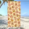 Toalla de Baño Absorbente de Microfibra de Secado Rápido, Linda Caricatura de Capibara Lulu, Toalla de Playa Capibara en la Costa