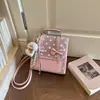 Mochila retro estilo coreano estilo universitario de lunares Shuai Mi Jia para mujer, nueva bolsa cruzada de un solo hombro de alta apariencia 2026