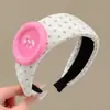 Diadema de punto estilo retro americano de ala ancha, de alta gama, adecuada para frentes amplias, a la moda, versátil para uso diario y para ir al trabajo, pinza para el pelo y accesorio para el cabello