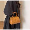 High-end sentido impresso urso travesseiro Bag verão novo retro ombro crossbody bag estilista all-match bolsa na moda